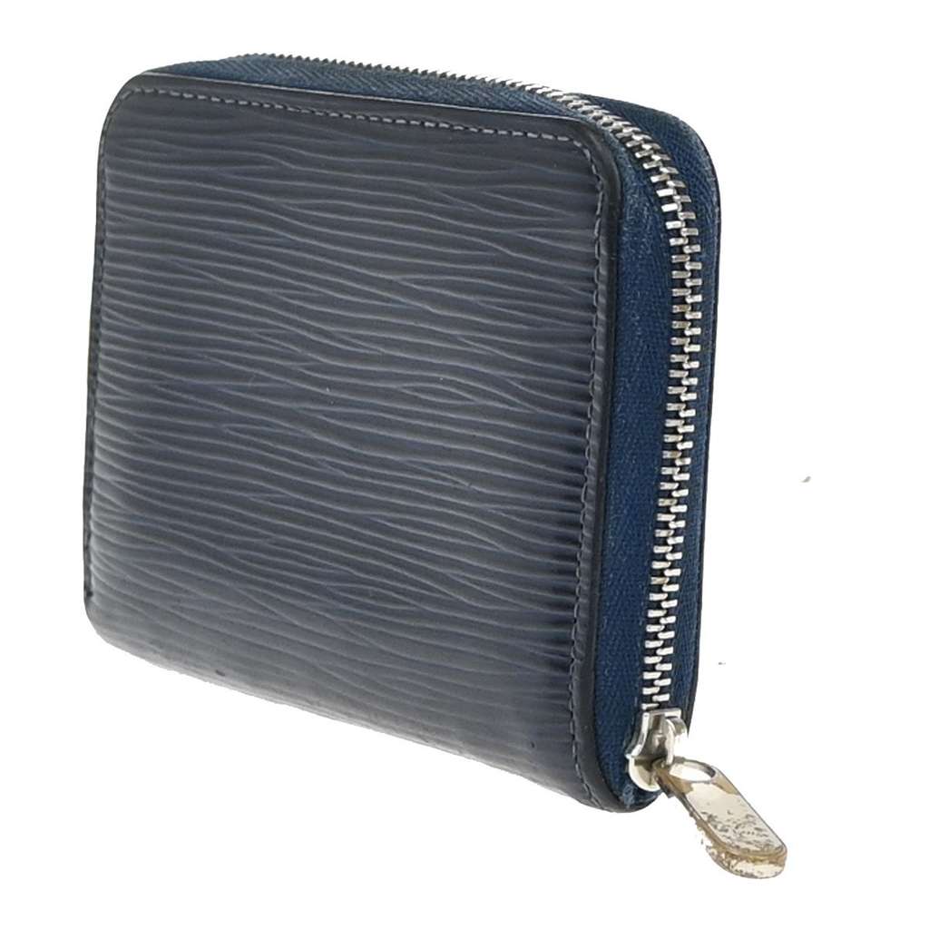 Louis Vuitton Zippy Compact Wallet Blue Leather Good condition - Model View