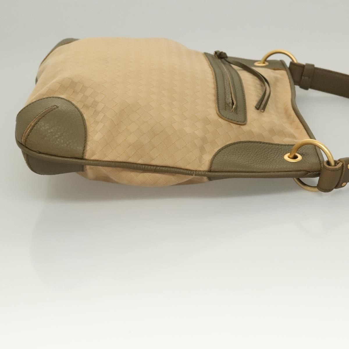 Bottega Veneta Vintage Shoulder Bag Beige Canvas Good condition - Inside View