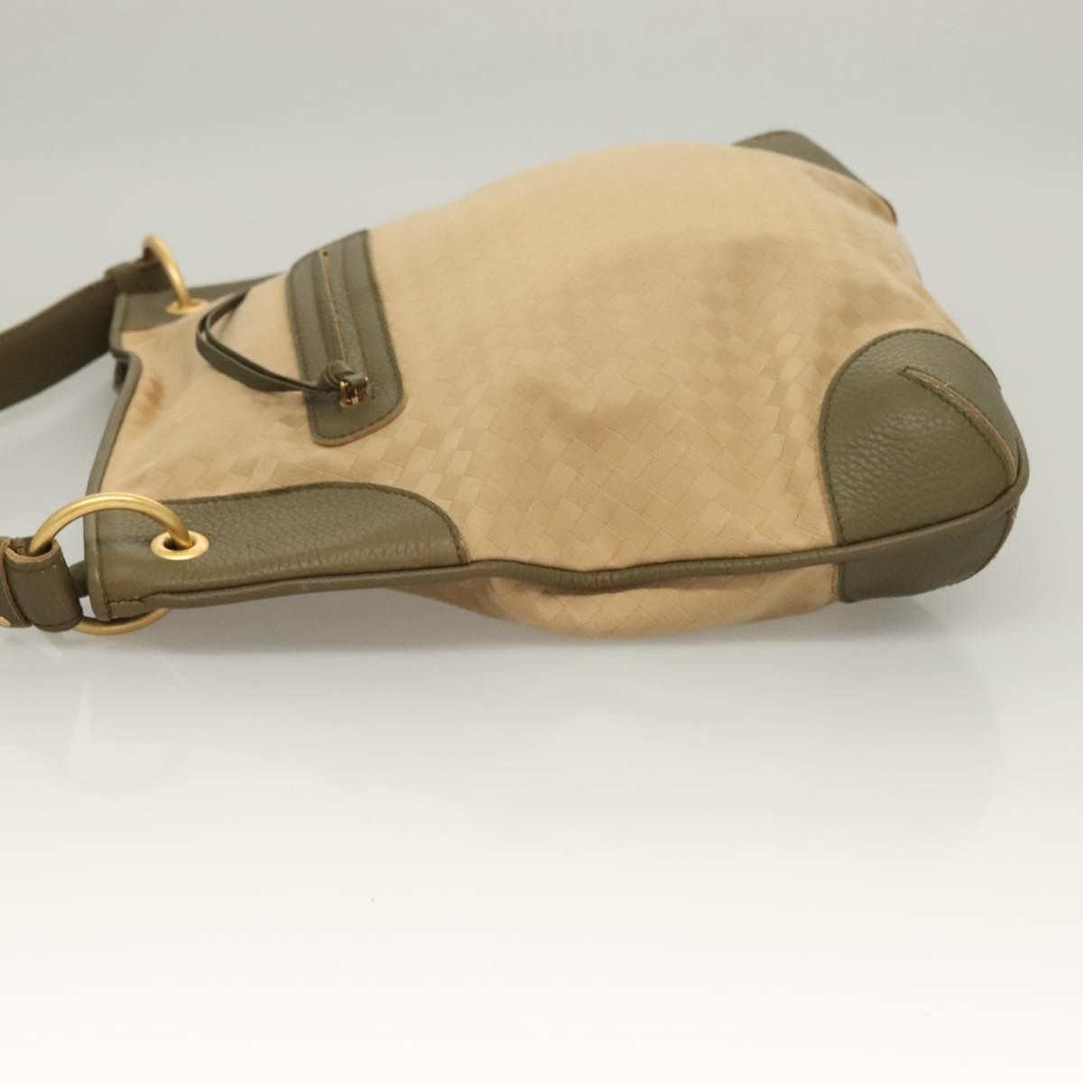 Bottega Veneta Vintage Shoulder Bag Beige Canvas Good condition - Model View