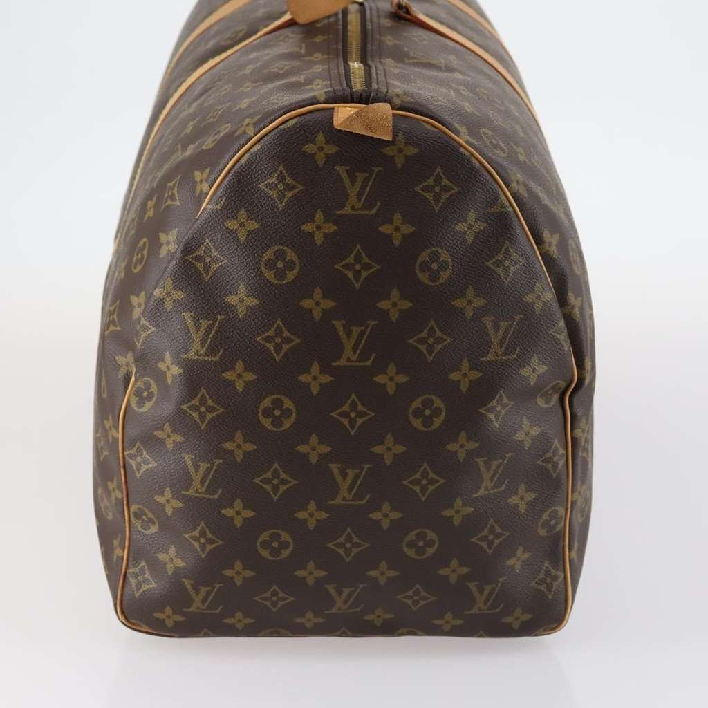 Louis Vuitton Keepall Bag Brown Canvas Good condition - Model View
