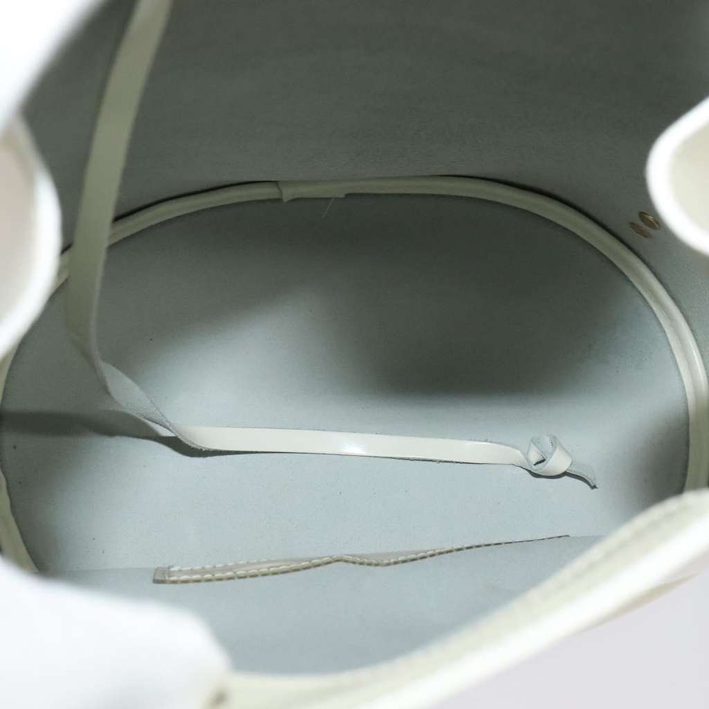 Salvatore Ferragamo Vintage Gancini Backpack White Good condition - Box View