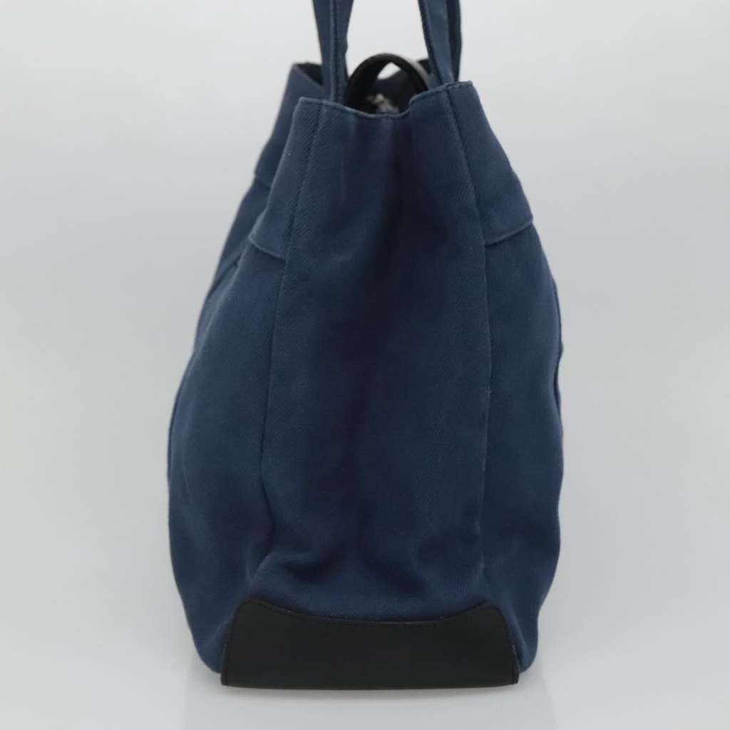 Burberry Blue Label Tote Bag Blue Canvas Good condition - Model View