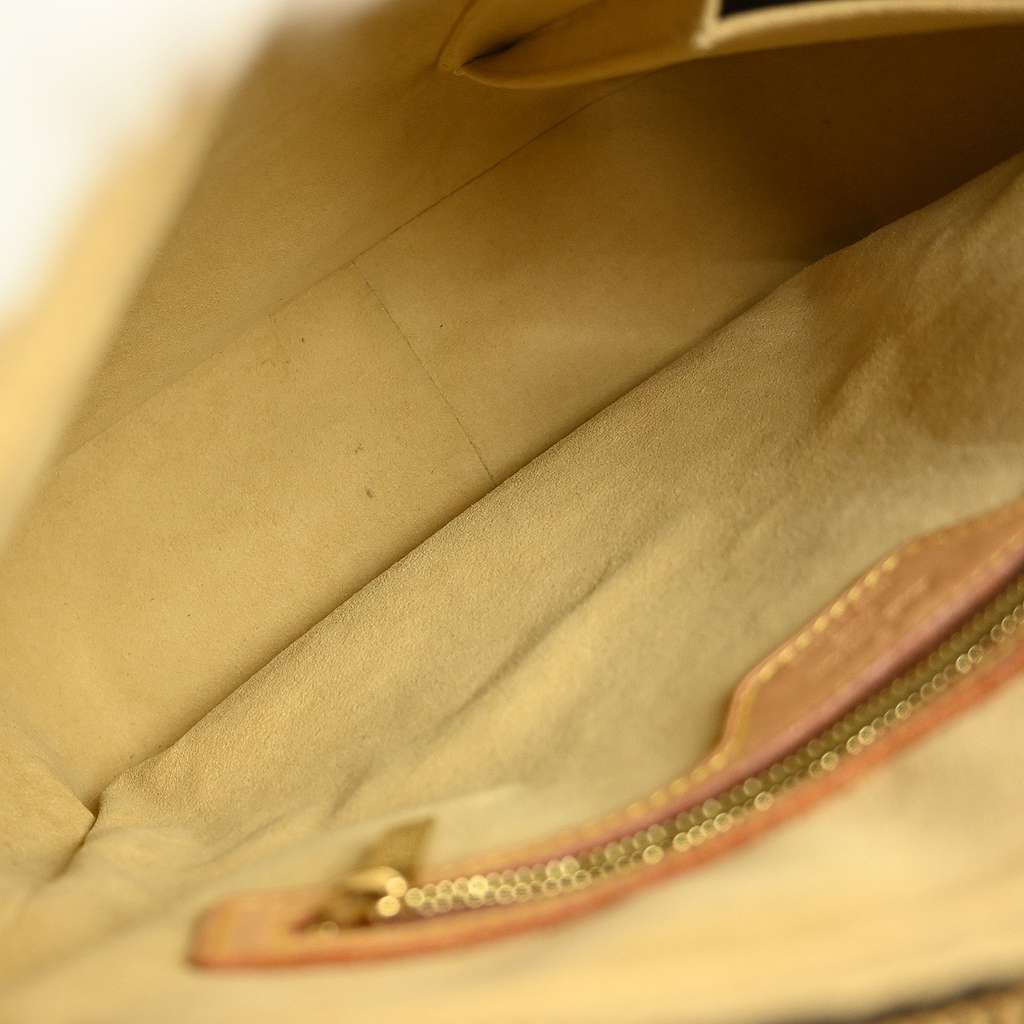 Louis Vuitton Looping Handbag Brown Canvas Good condition - Inside View