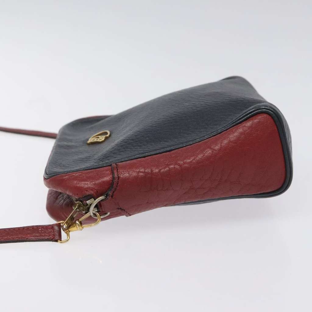 Hermès Jockey shoulder bag Navy Leather Good condition - Model View