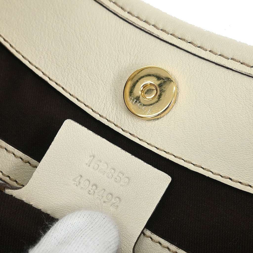 Gucci 85th Anniversary Hobo Ecru Leather Good condition - Box View