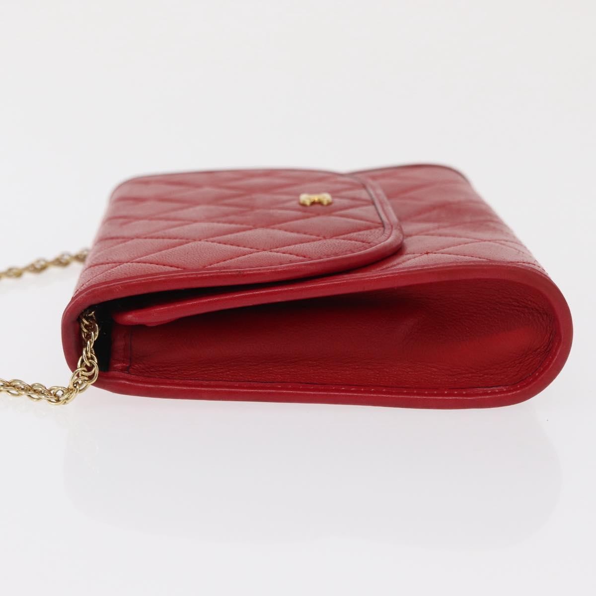 Chanel Vintage Clutch Red Leather Good condition - Model View