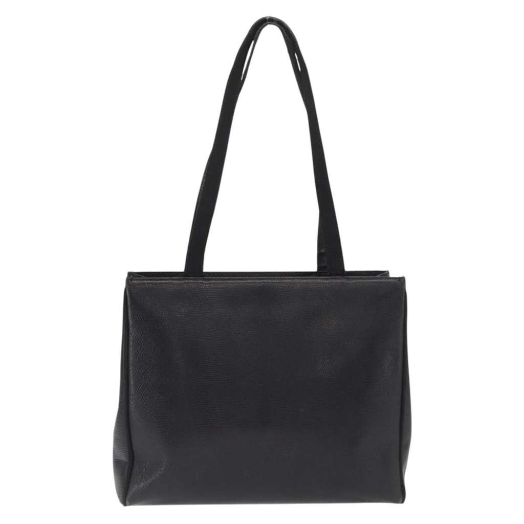 Salvatore Ferragamo Vara Tote Black Leather Good condition - Back View