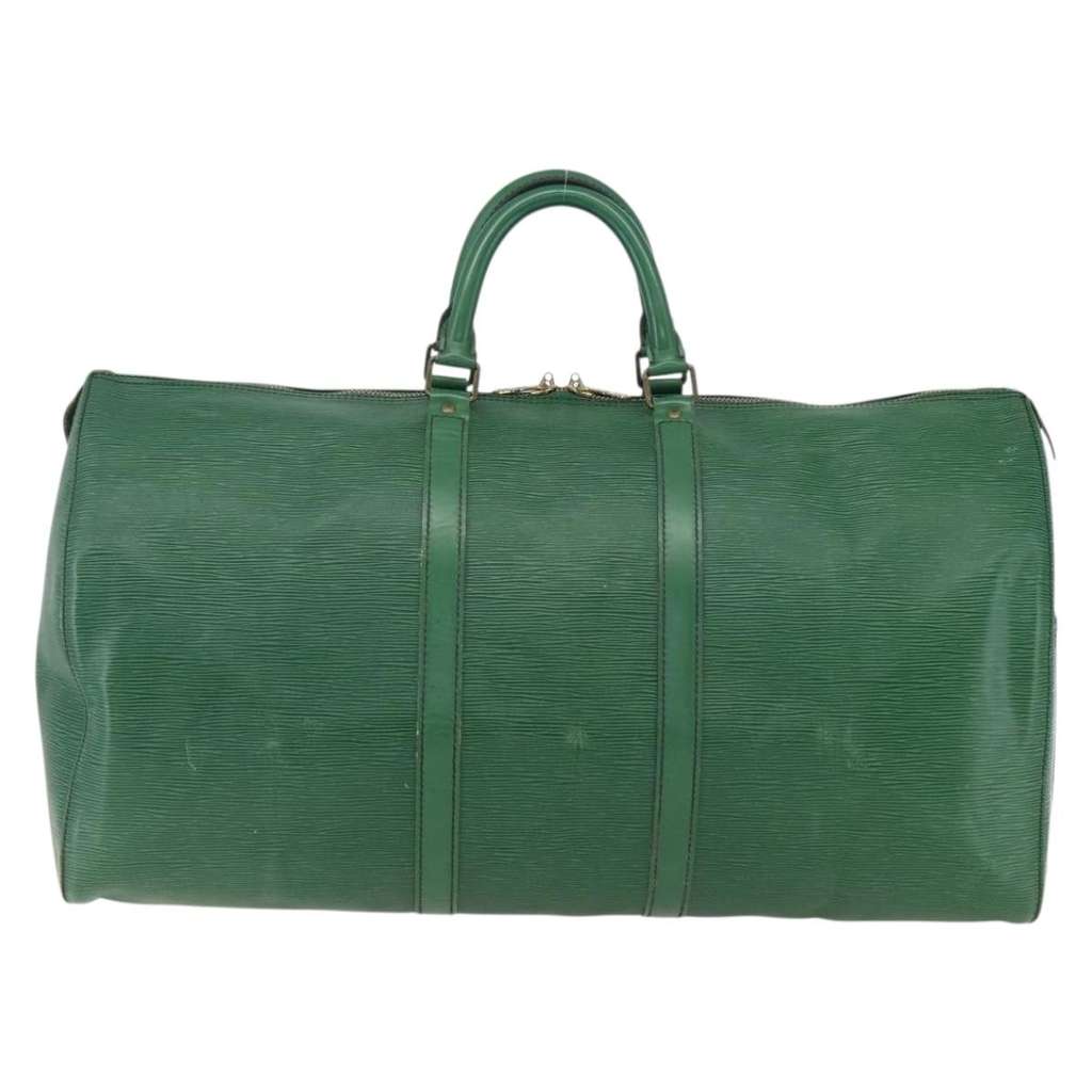 Louis Vuitton Keepall Bag Green Fair condition - Back View