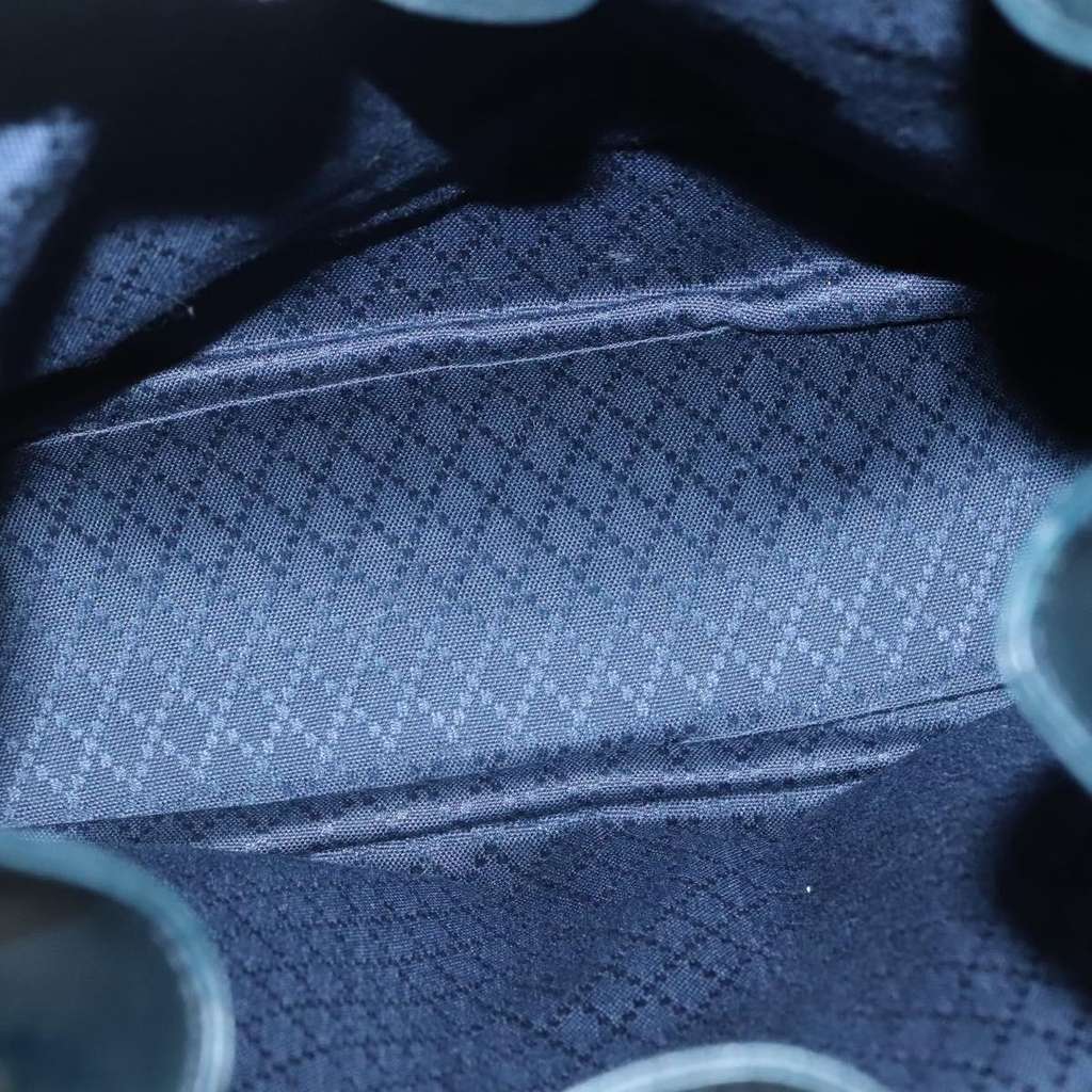 Gucci Vintage Bamboo Backpack Black Leather Good condition - Box View