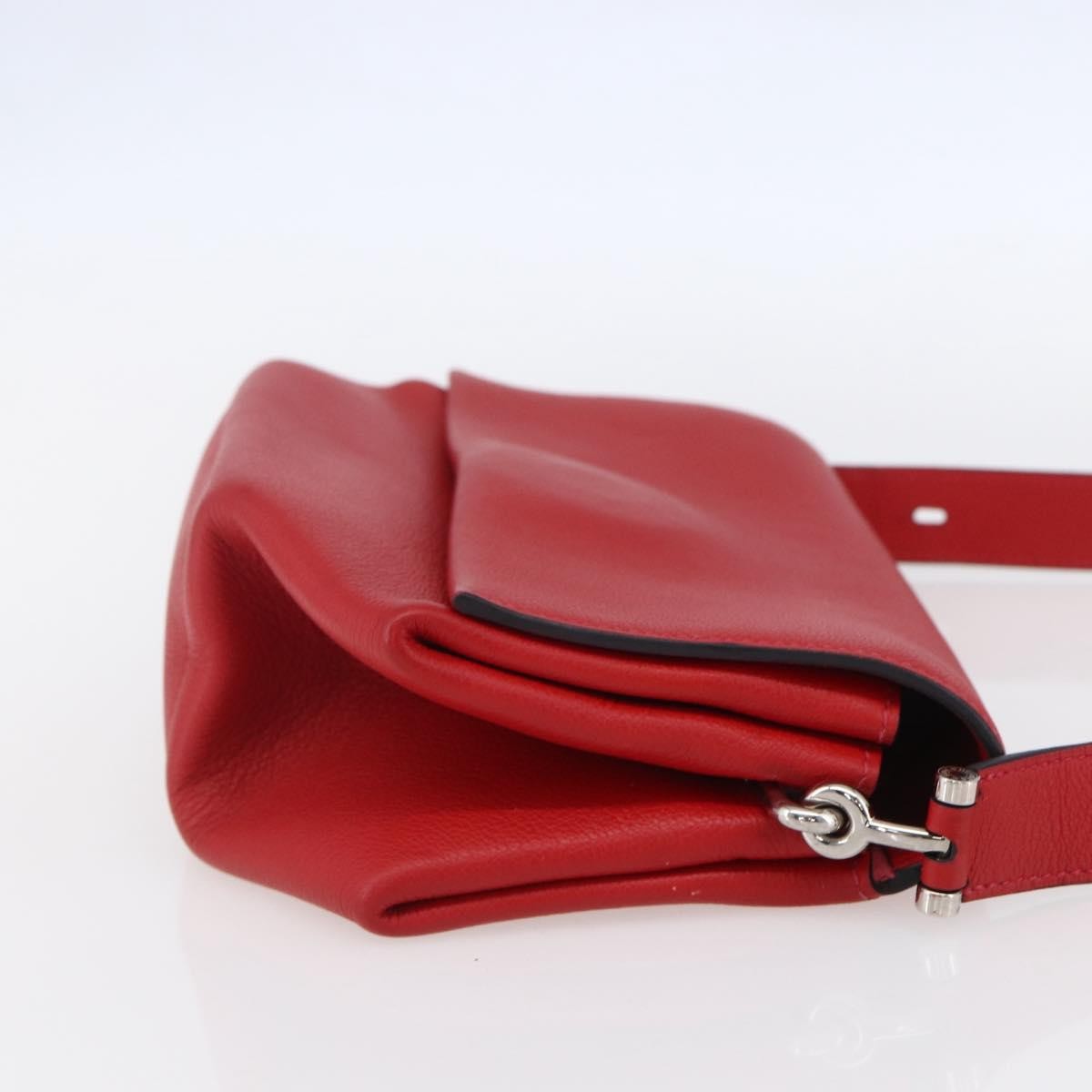 Hermès Opli Bag Red Leather Good condition - Model View