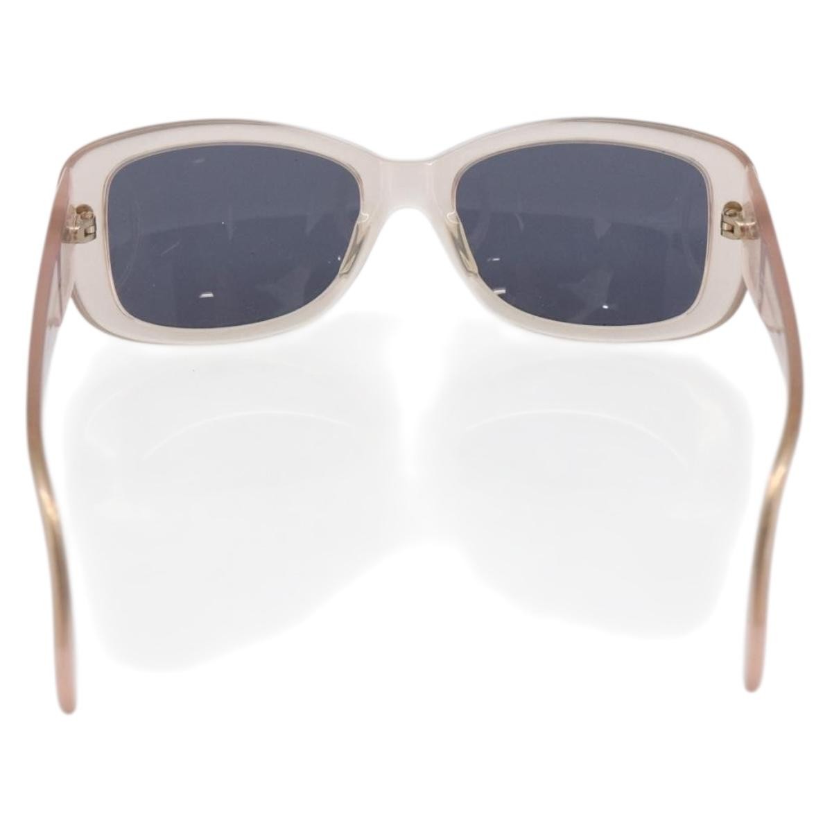 Chanel Logo CC Sunglasses Pink Plastic Good condition - Back View