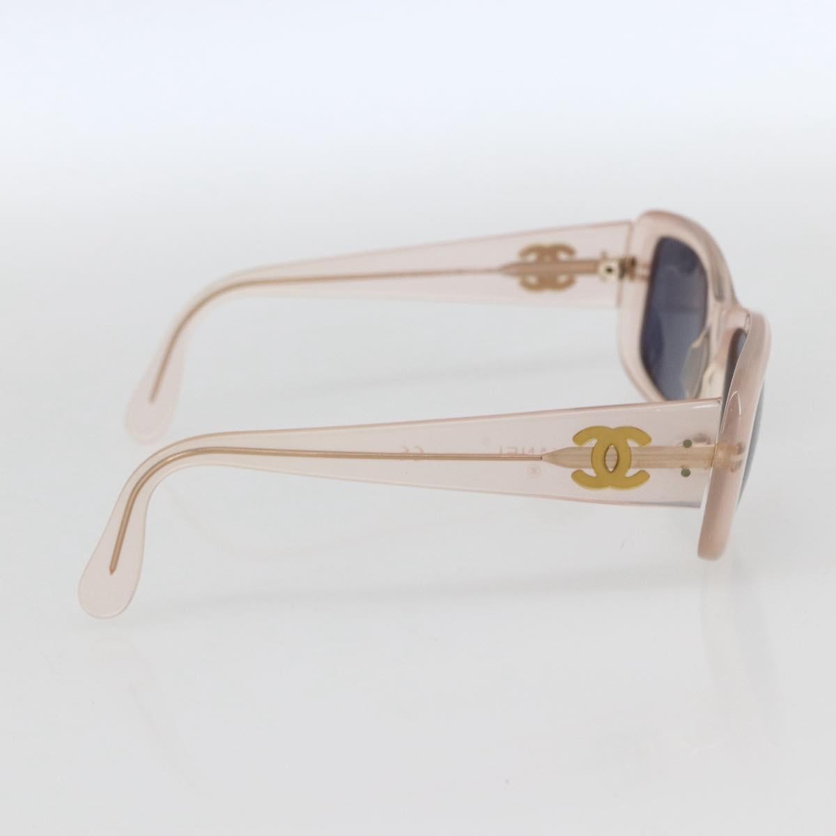 Chanel Logo CC Sunglasses Pink Plastic Good condition - Inside View