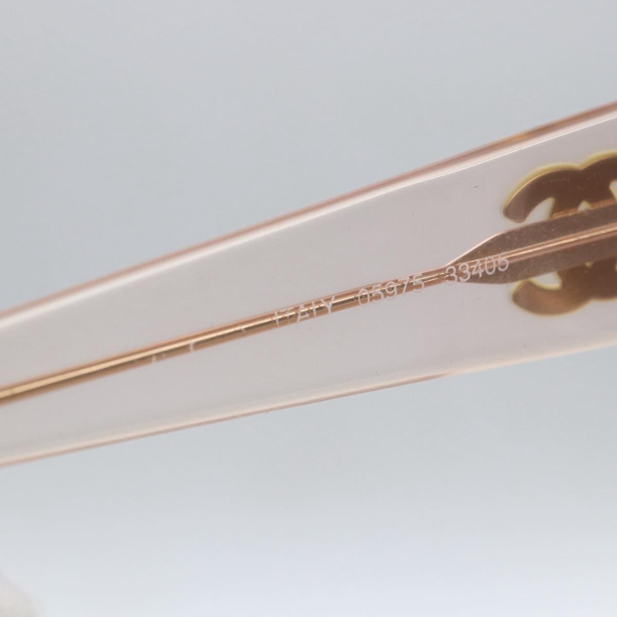 Chanel Logo CC Sunglasses Pink Plastic Good condition - Box View