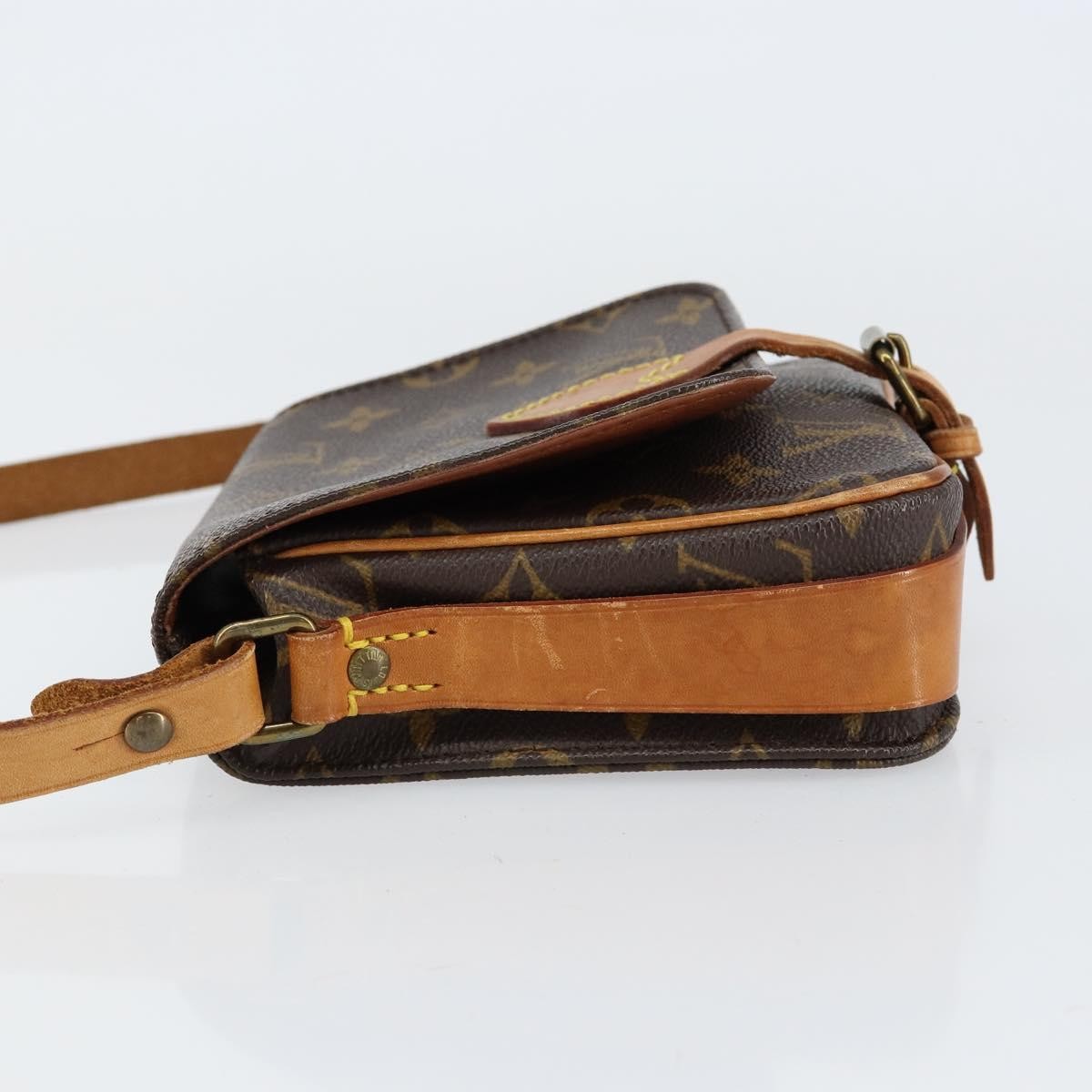 Louis Vuitton Cartouchiere Handbag Brown Canvas Good condition - Model View