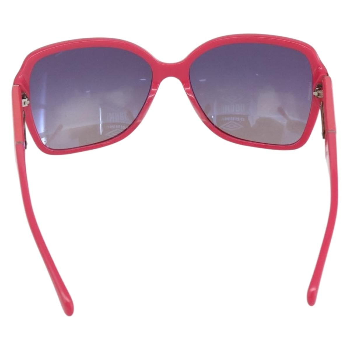 Chanel Logo CC Sunglasses Pink Plastic Good condition - Back View