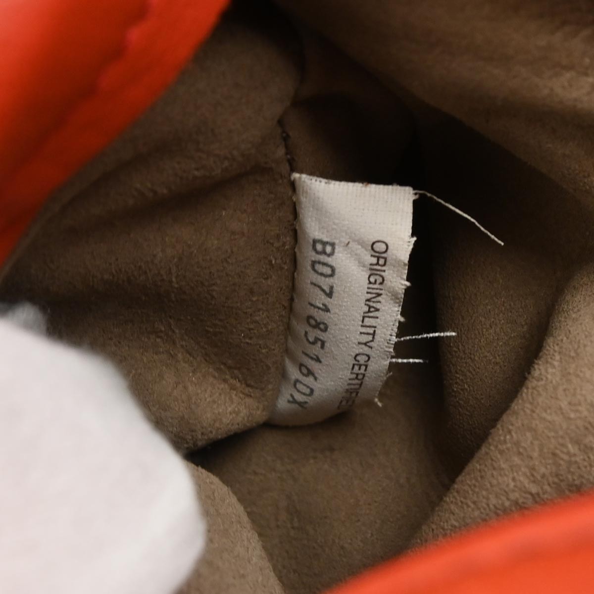 Bottega Veneta Loop Shoulder Bag Red Leather Good condition - Box View