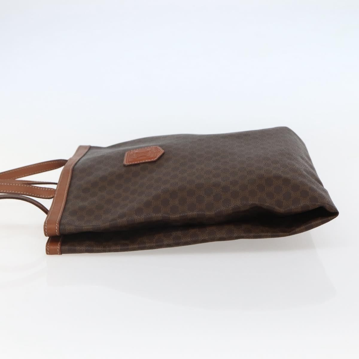 Celine Vintage Macadam Tote bag Brown Canvas Good condition - Inside View