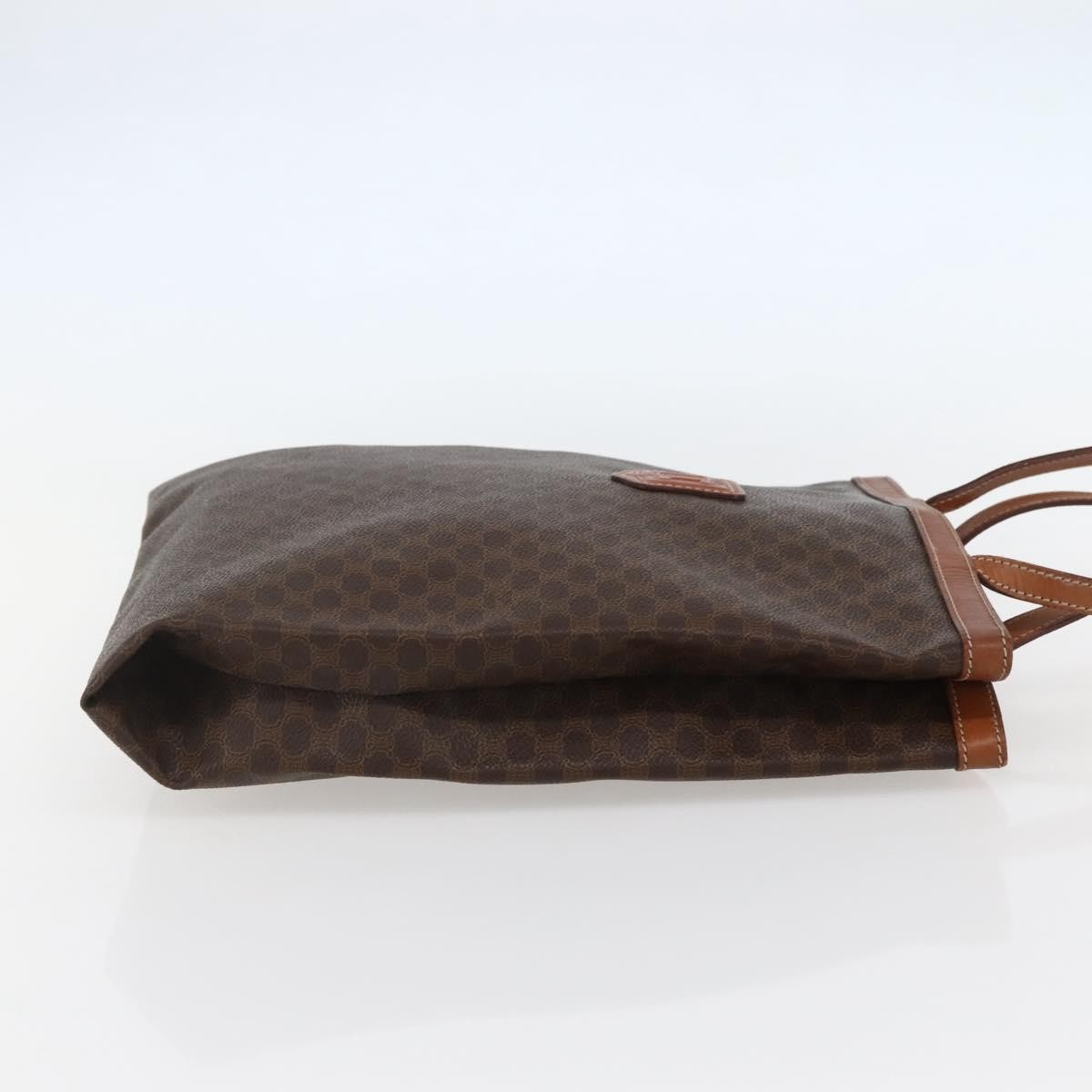 Celine Vintage Macadam Tote bag Brown Canvas Good condition - Model View