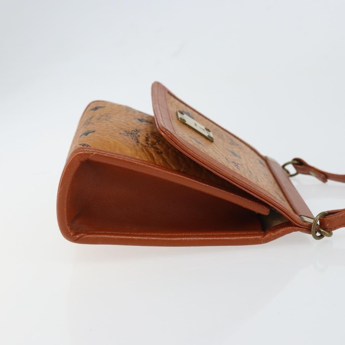 Mcm Visetos Shoulder bag Brown Canvas Good condition - Inside View