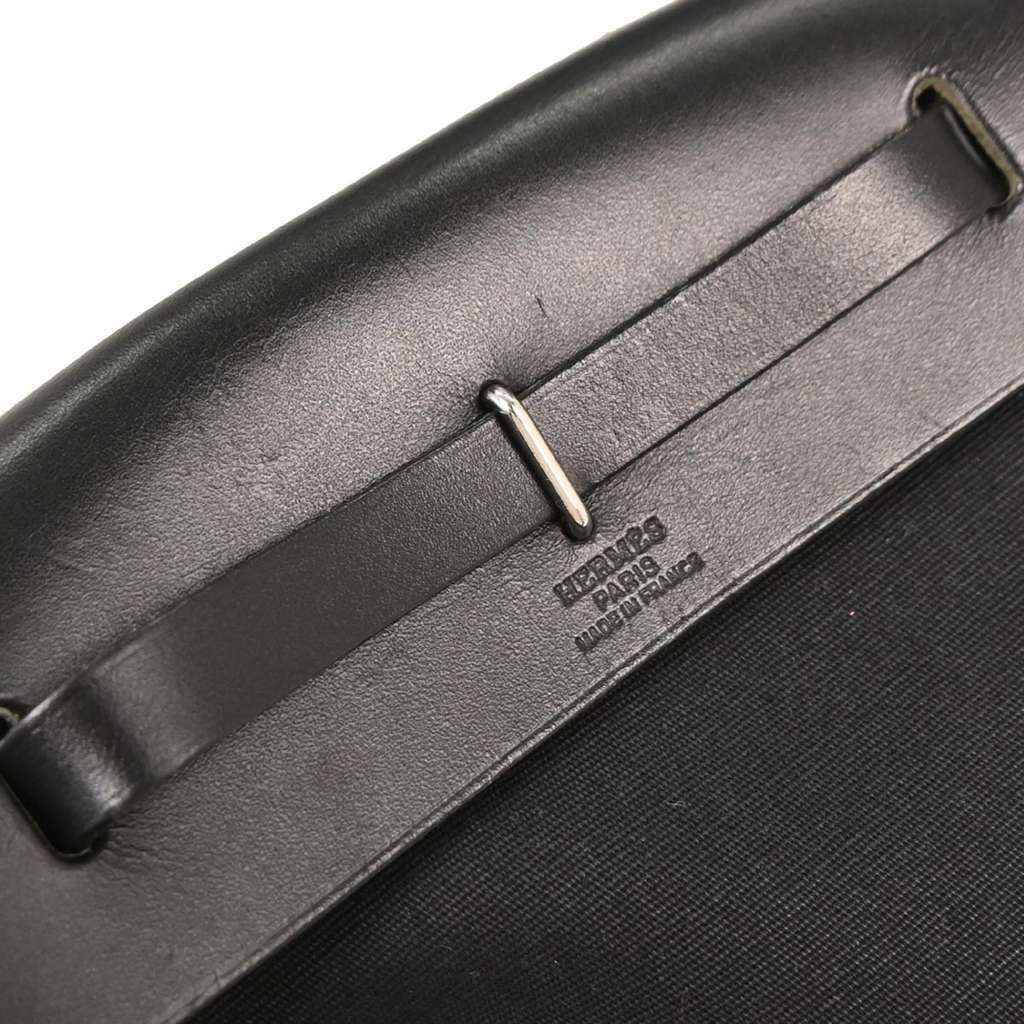 Hermès Herbag Black Canvas Good condition - Model View