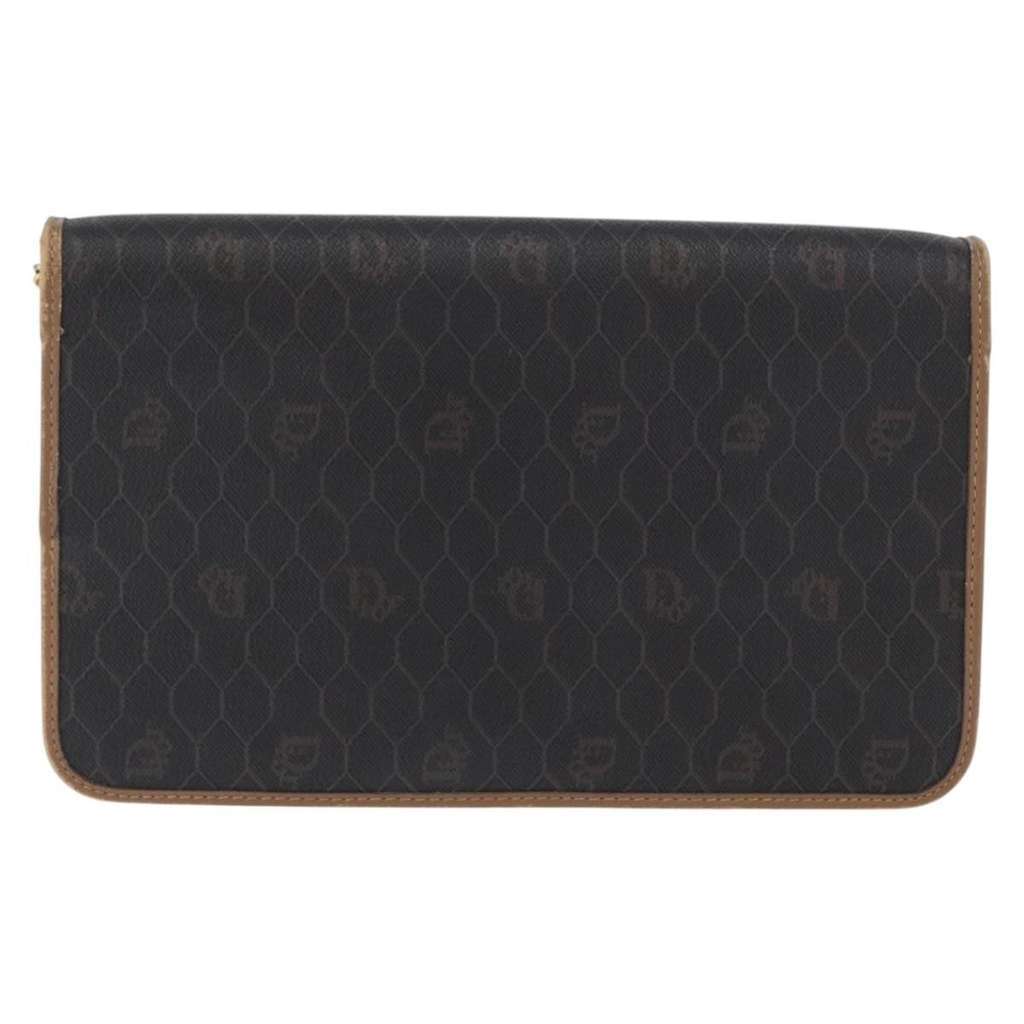 Christian Dior Vintage Honeycomb chain Black Fair condition - Back View