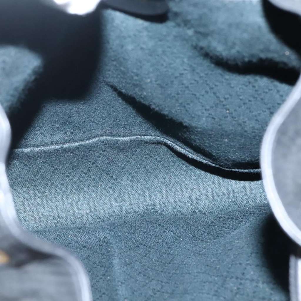 Gucci Vintage Bamboo Backpack Black Leather Good condition - Box View