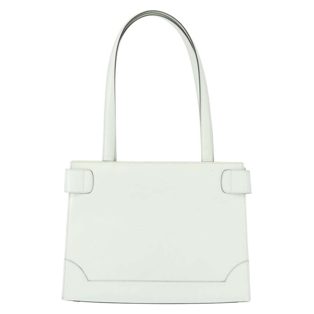 Celine Tote bag White Leather Good condition - Back View