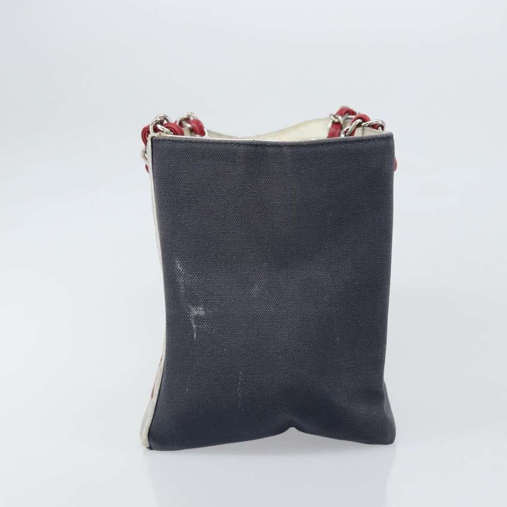 Chanel No.5 Tote Navy Canvas Fair condition - Inside View