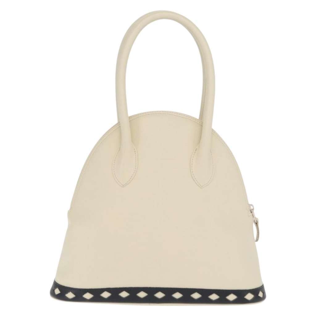 Saint Laurent Vintage Handbag White Leather Good condition - Back View