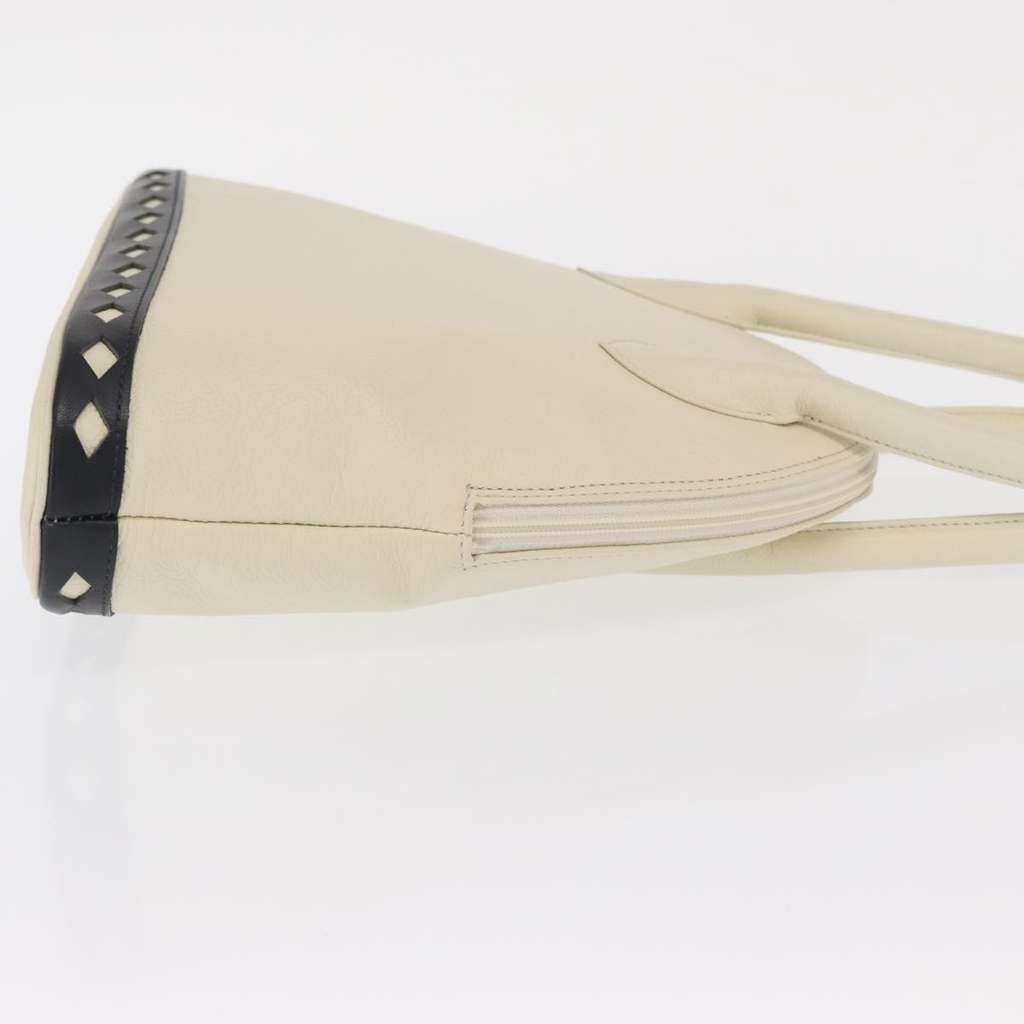 Saint Laurent Vintage Handbag White Leather Good condition - Inside View
