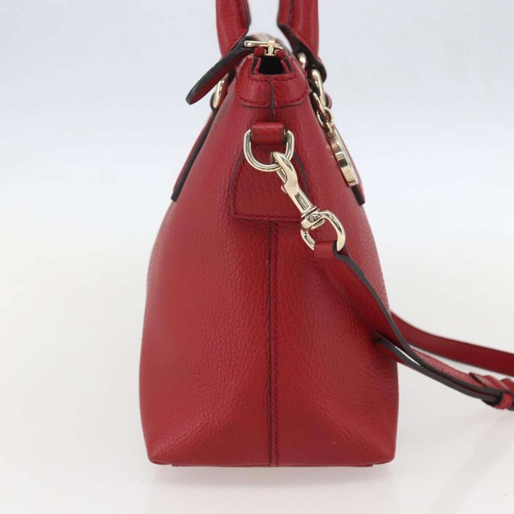 Gucci Vintage Soho Convertible Satchel Red Leather Good condition - Inside View