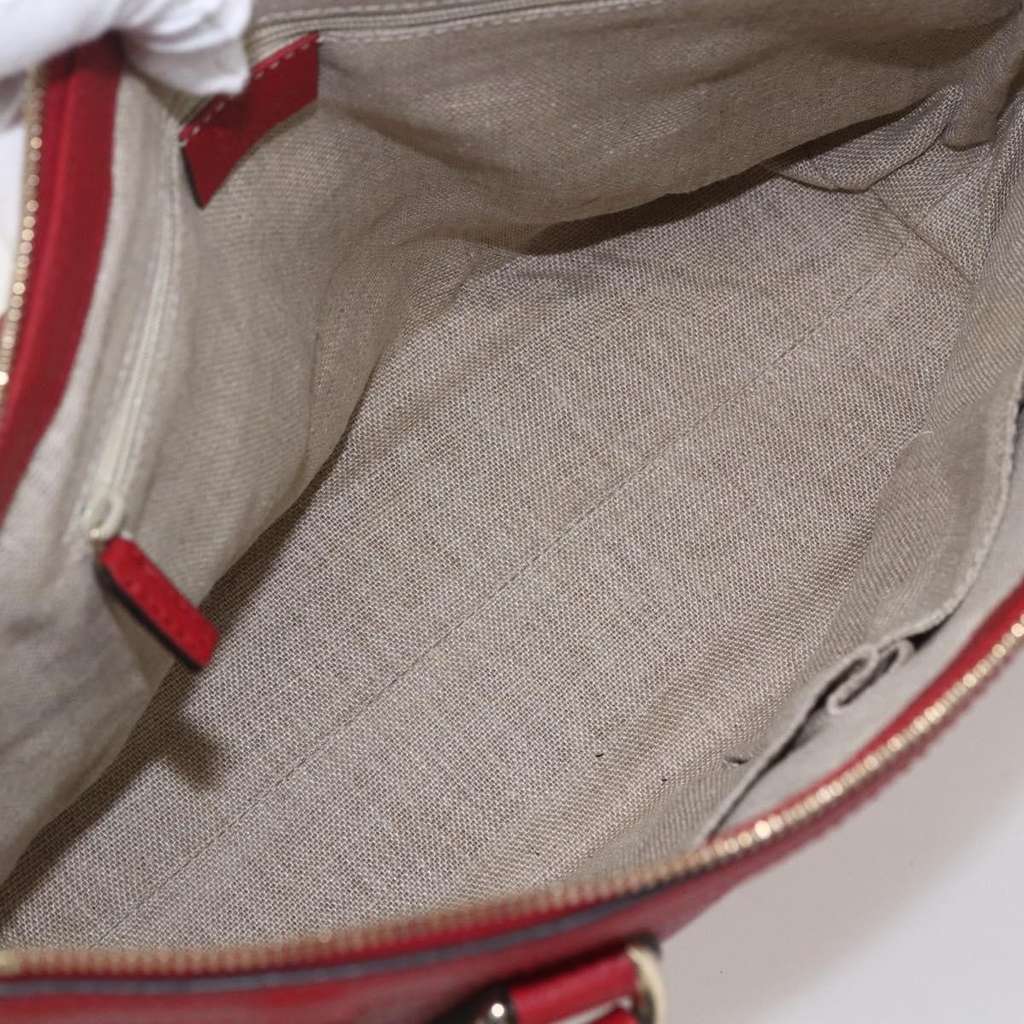 Gucci Vintage Soho Convertible Satchel Red Leather Good condition - Box View