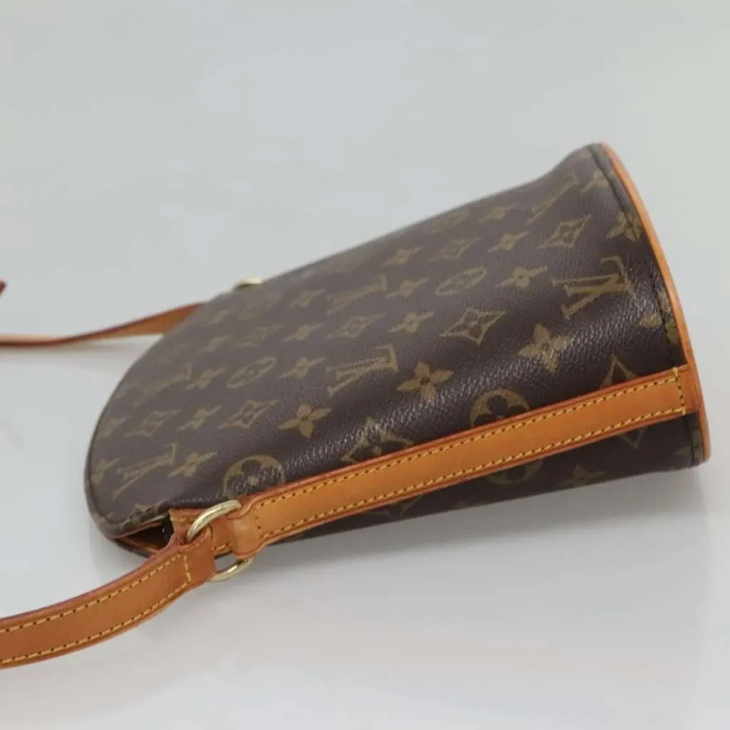 Louis Vuitton Drouot Handbag Brown Canvas Good - Model View