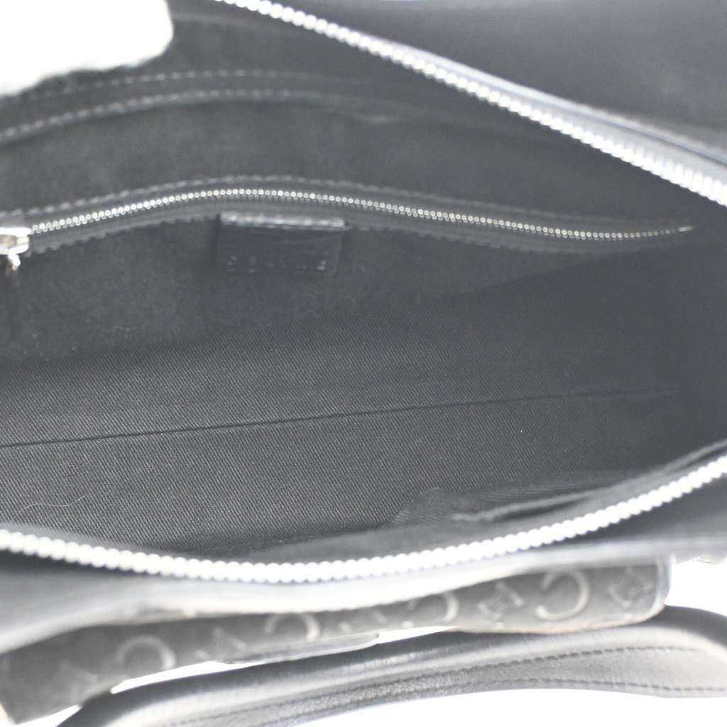 Celine C Macadam Handbag Black Suede Good condition - Box View