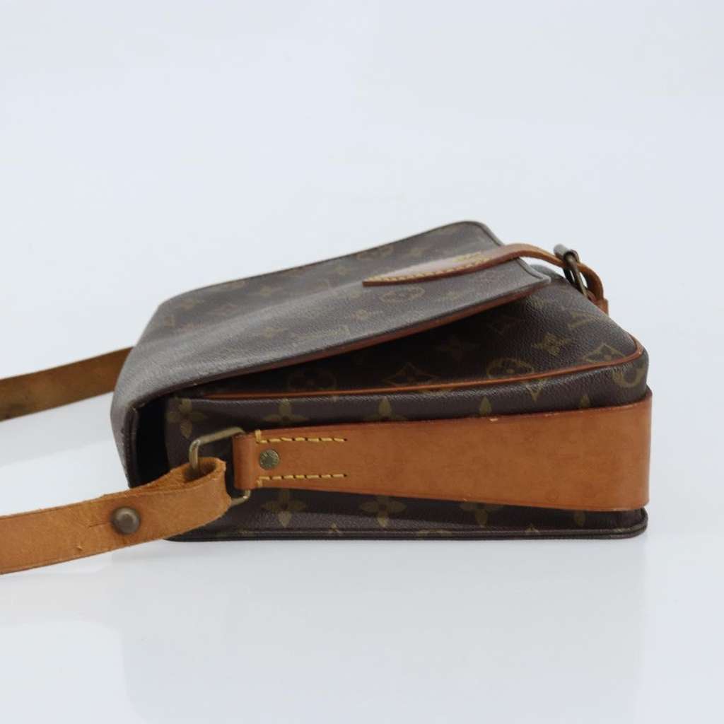 Louis Vuitton Cartouchiere Handbag Brown Canvas Fair condition - Model View