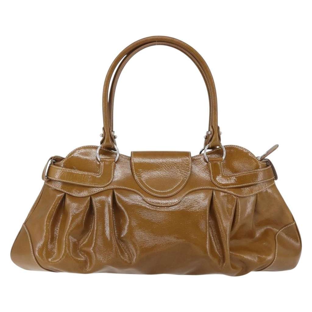 Salvatore Ferragamo Gancini handbag Brown Good condition - Back View