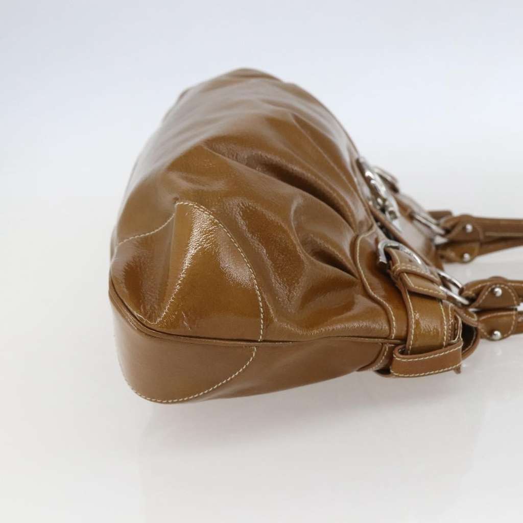 Salvatore Ferragamo Gancini handbag Brown Good condition - Model View