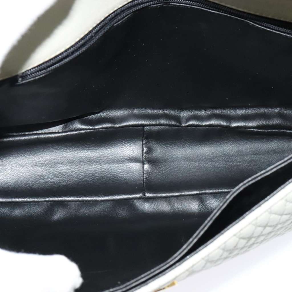 Bally Vintage Chain Shoulder Bag Beige Leather Good condition - Box View