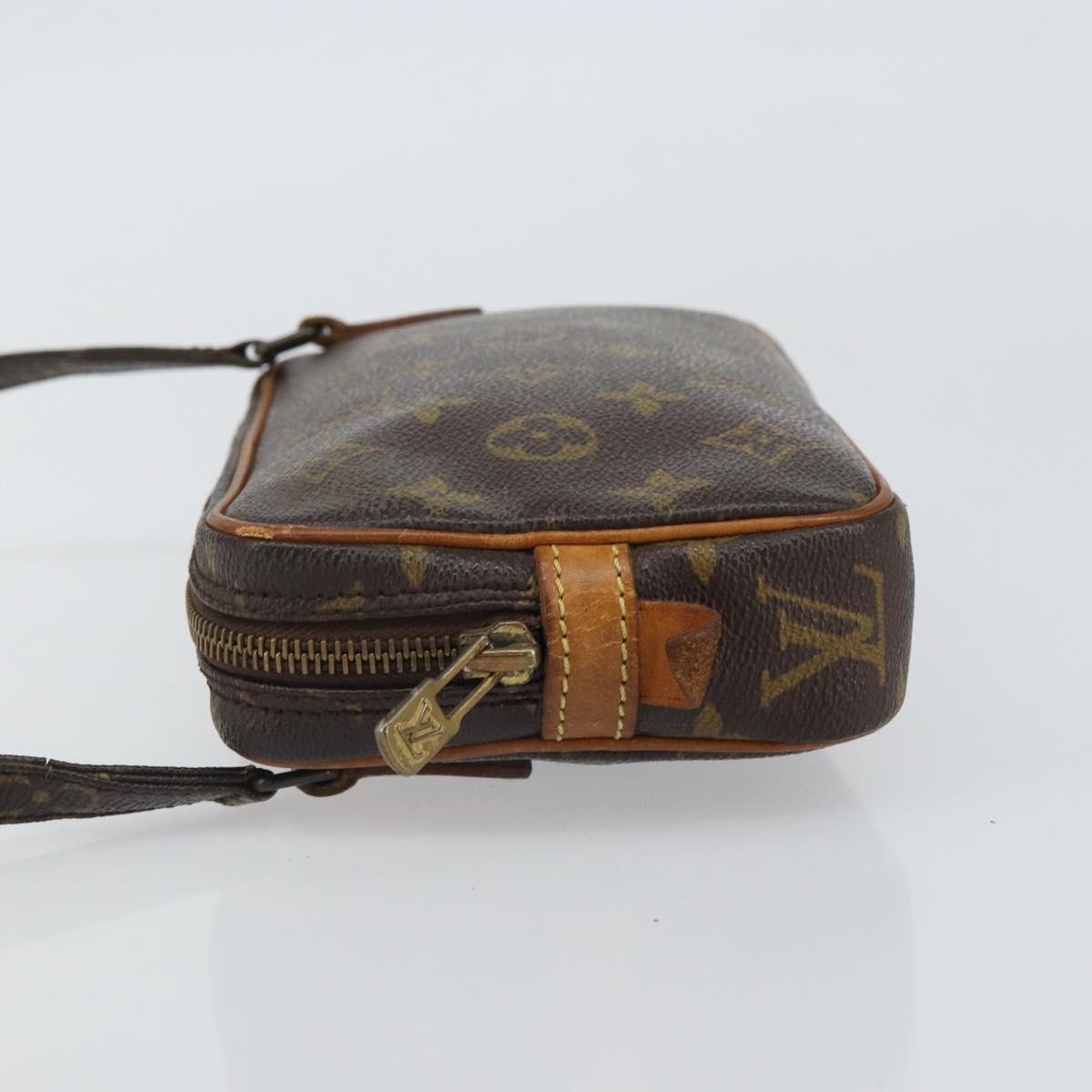 Louis Vuitton Pochette Marly Bandouliere Bag Brown Canvas Fair condition - Model View