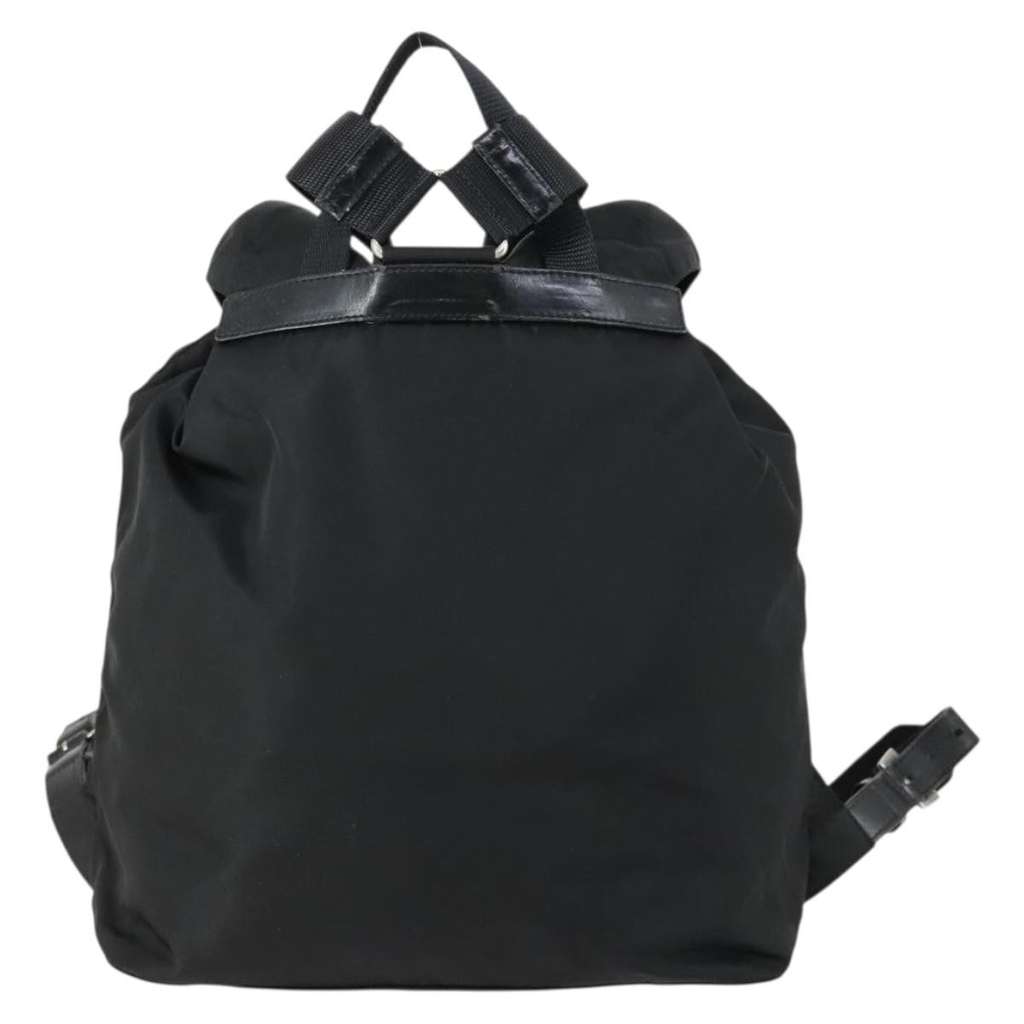 Prada Front Pocket Backpack Black Good condition - Back View