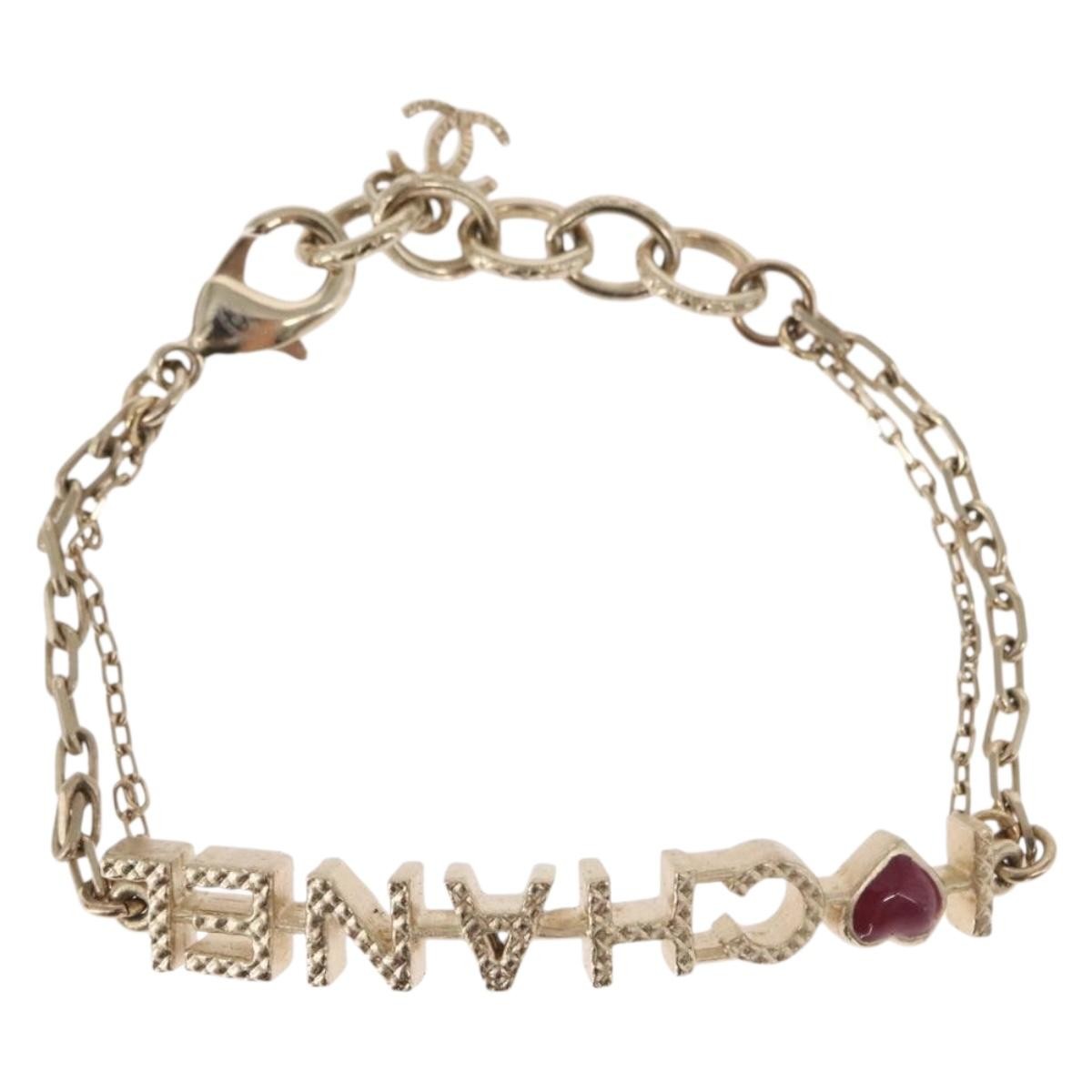 Chanel I Love Chanel Bracelet Gold Metal Good condition - Back View