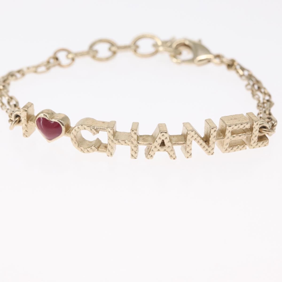 Chanel I Love Chanel Bracelet Gold Metal Good condition - Inside View