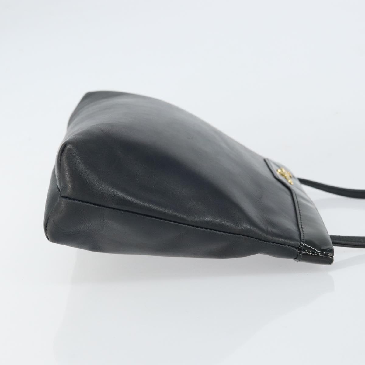 Salvatore Ferragamo Vintage Shoulder Bag Black Leather Good condition - Inside View