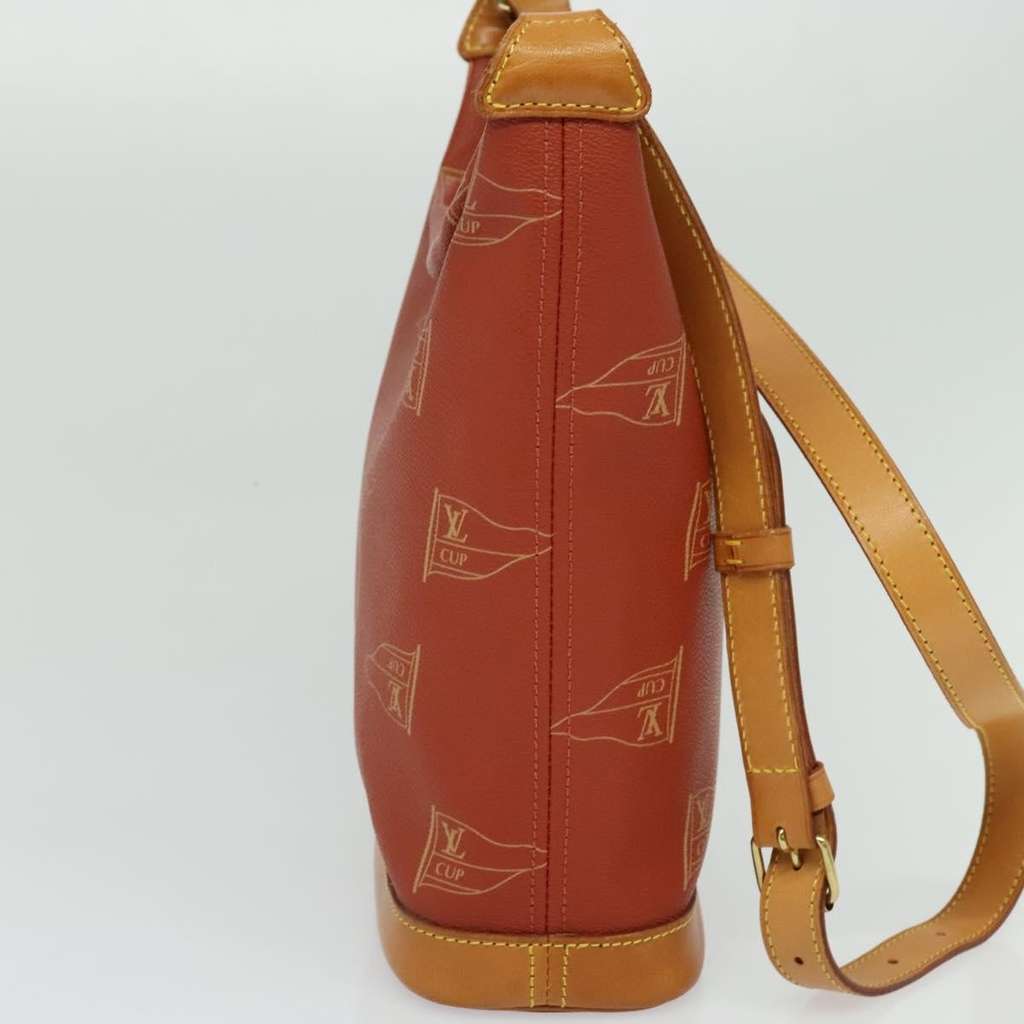Louis Vuitton Cup le touquet shoulder bag Red Canvas Good condition - Inside View