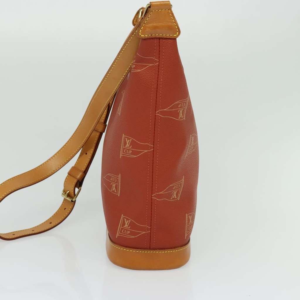 Louis Vuitton Cup le touquet shoulder bag Red Canvas Good condition - Model View