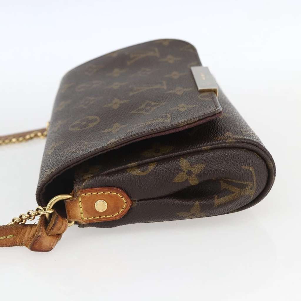 Louis Vuitton Favorite Handbag Brown Canvas Fair condition - Inside View