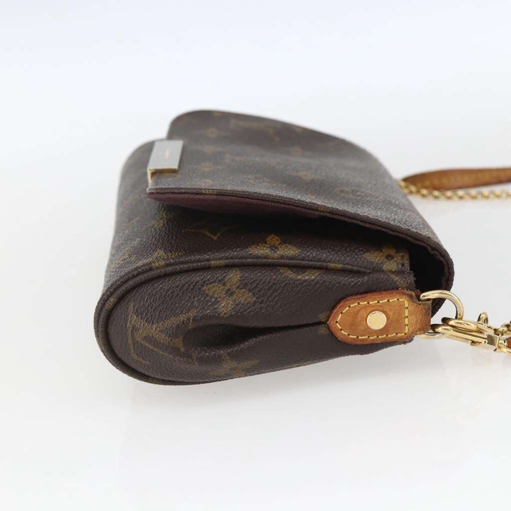Louis Vuitton Favorite Handbag Brown Canvas Fair condition - Model View