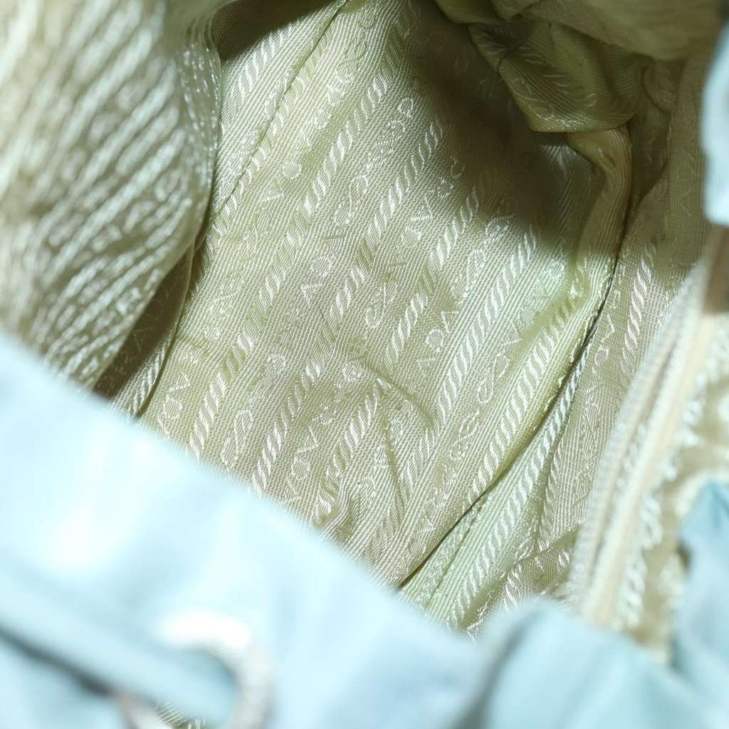 Prada Vela Double Front Pocket Backpack Blue Fair condition - Box View