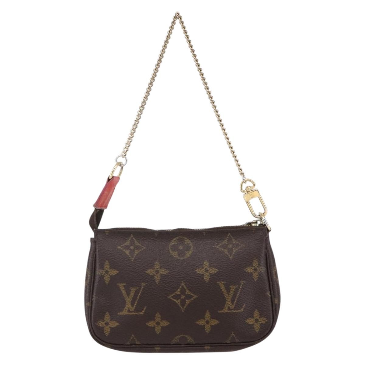 Louis Vuitton Pochette Accessoires Brown Canvas Good condition - Back View