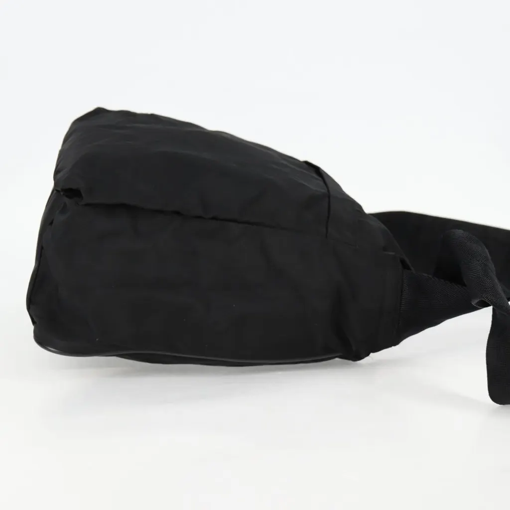 Prada Vintage Shoulder Bag Black Good - Model View